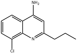 4-Amino-8-chloro-2-propylquinoline Struktur