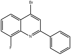 4-Bromo-8-fluoro-2-phenylquinoline Struktur