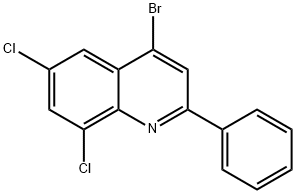 4-Bromo-6,8-dichloro-2-phenylquinoline Struktur