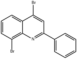 4,8-Dibromo-2-phenylquinoline Struktur