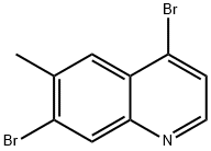 4,7-Dibromo-6-methylquinoline Struktur