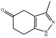 3-METHYL-6,7-DIHYDRO-1H-INDAZOL-5(4H)-ONE, 1204220-90-5, 結(jié)構(gòu)式