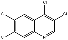 3,4,6,7-Tetrachloroquinoline Struktur