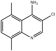 4-Amino-3-chloro-5,8-dimethylquinoline Struktur