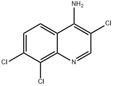 4-Amino-3,7,8-trichloroquinoline Struktur