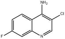 4-Amino-3-chloro-7-fluoroquinoline Struktur