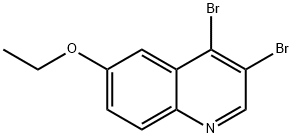 3,4-Dibromo-6-ethoxyquinoline Struktur