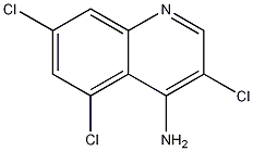 4-Amino-3,5,7-trichloroquinoline Struktur