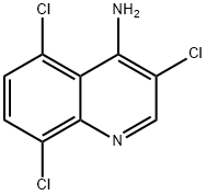 4-Amino-3,5,8-trichloroquinoline Struktur