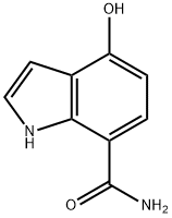 4-hydroxy-1H-indole-7-carboxamide Struktur