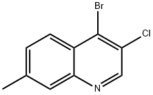 4-Bromo-3-chloro-7-methylquinoline Struktur