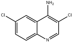 4-Amino-3,6-dichloroquinoline Struktur