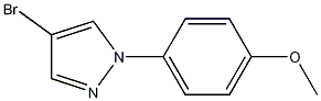 4-bromo-1-(4-methoxyphenyl)-1H-pyrazole Struktur