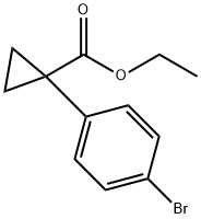 Ethyl 1-(4-bromophenyl)cyclopropanecarboxylate Struktur