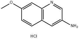 3-Amino-7-methoxyquinoline dihydrochloride Struktur