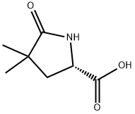 (2S)-4,4-Dimethyl-pyroglutamic Acid Struktur