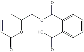 2-acryloyloxypropyl hydrogen phthalate Struktur