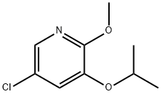 5-Chloro-3-isopropoxy-2-methoxypyridine Struktur