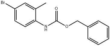 N-Cbz 4-bromo-2-methylaniline Struktur