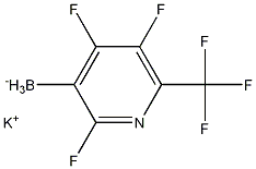 potassium trifluoro(6-(trifluoromethyl)pyridin-3-yl)borate Struktur