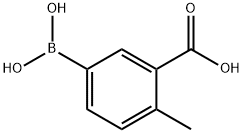 5-Borono-2-methylbenzoic acid Struktur