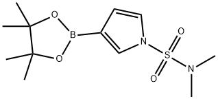 N,N-Dimethyl-3-(4,4,5,5-tetramethyl-1,3,2-dioxaborolan-2-yl)-1H-pyrrole-1-sulfonamide Struktur