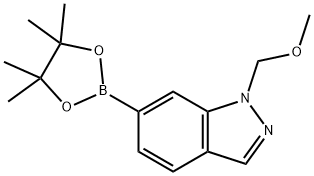 1-(Methoxymethyl)-6-(4,4,5,5-tetramethyl-1,3,2-dioxaborolan-2-yl)-1H-indazole Struktur