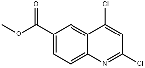 methyl 2,4-dichloroquinoline-6-carboxylate Struktur