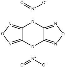 4,8-Dinitro-4H,8H-bis[1,2,5]oxadiazolo[3,4-b:3',4'-e]pyrazine Struktur