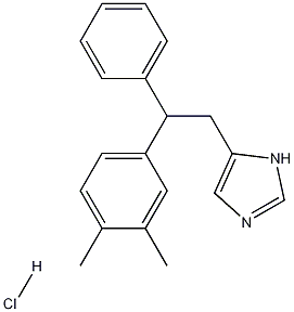 5-[2-(3,4-Dimethylphenyl)-2-phenylethyl]-1H-imidazole Hydrochloride Struktur