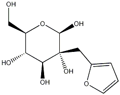 2-Furanylmethyl beta-D-glucopyranoside Struktur