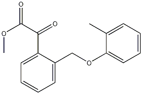 Methyl 2-(2-methylphenoxymethyl)phenylglyoxylate Struktur