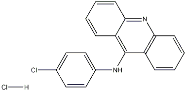 Acridine, 9-(p-chloroanilino)-, hydrochloride Struktur