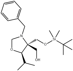 (4R,5S)-N-Benzyl-4-(t-butyldimethylsilyloxymethyl)-4-hydroxymethyl-5-isopropyloxazoladine