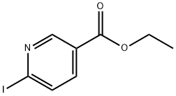 6-Iodopyridine-3-carboxylic acid ethyl ester Struktur