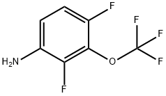 3-Amino-2,6-difluoro(trifluoromethoxy)benzene Struktur