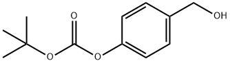 4-(tert-Butoxycarbonyloxy)benzylalcohol Struktur