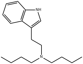 N,N-Dibutyltryptamine Struktur