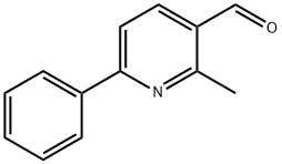 2-Methyl-6-phenylpyridine-3-carboxaldehyde Struktur