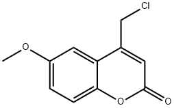 4-(chloromethyl)-6-methoxy-2H-chromen-2-one Struktur