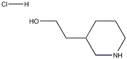 2-(3-Piperidyl)ethanol Hydrochloride Struktur