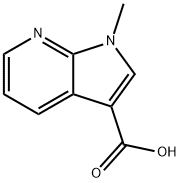 1-Methyl-7-azaindole-3-carboxylic acid Struktur