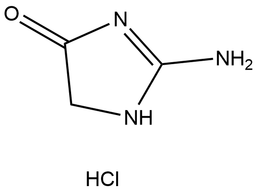 2-Amino-1H-imidazol-5(4H)-one hydrochloride Struktur