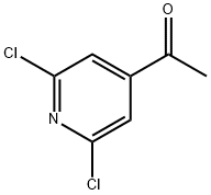 1-(2,6-dichloropyridin-4-yl)ethanone Struktur