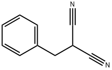 Benzylmalononitrile Struktur