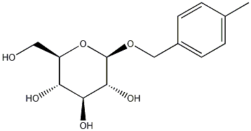 (4-Methylphenyl)methyl beta-D-glucopyranoside Struktur