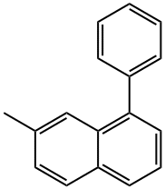 2-Methyl-8-phenylnaphthalene Struktur