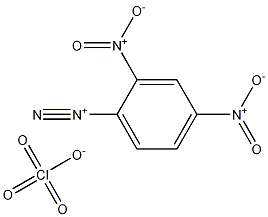 2,4-Dinitro-benzenediazonium perchlorate Struktur