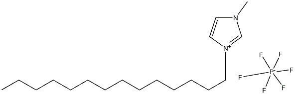 1-METHYL-3-TETRADECYLIMIDAZOLIUM HEXAFLUOROPHOSPHATE Struktur