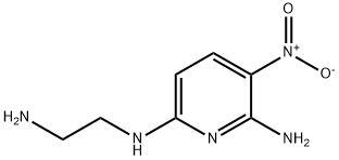 2,6-二氨基-N2-(2-氨乙基)-5-硝基吡啶 結(jié)構(gòu)式